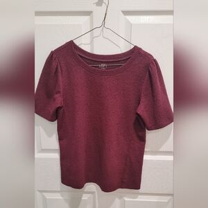 Loft burgundy shirt